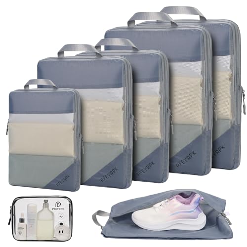 Compression Packing Cubes for Travel (7 Count)