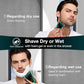 Electric Razor for Men Cordless Rotary Shaver Wet Dry with Trimmer