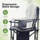 Folding Camping Chair Oversized Heavy Duty Padded Outdoor Chair with Cup Holder Storage and Cooler Bag