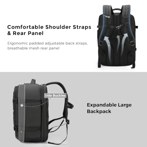 Design Travel Laptop Backpack 43l with USB Charging Port