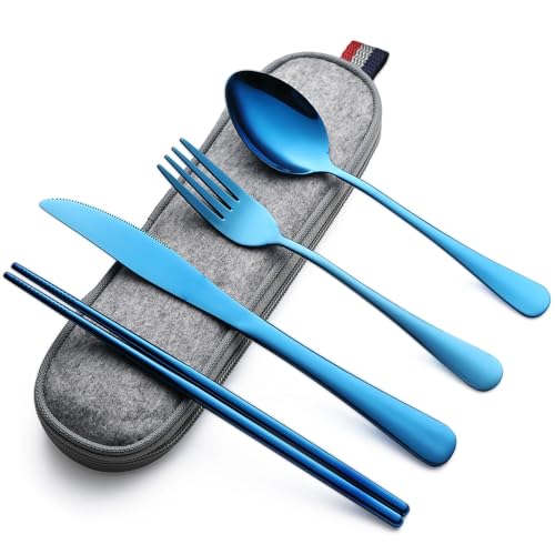 Travel Utensils with Case (5 Count)