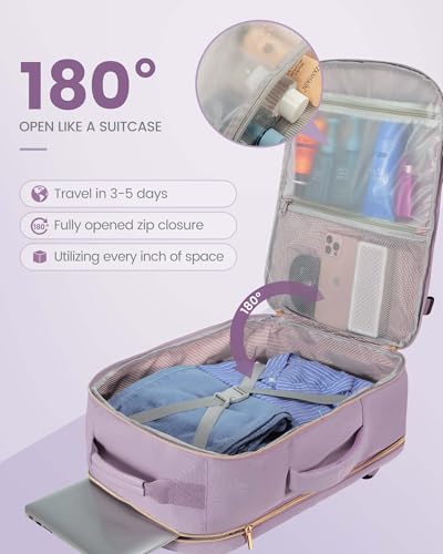 40L Travel Backpack Flight Approved Carry on Backpack