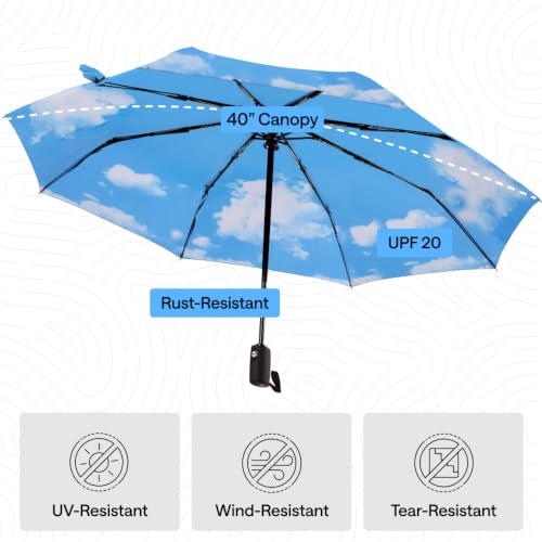 Compact Travel Size Umbrella for Rain