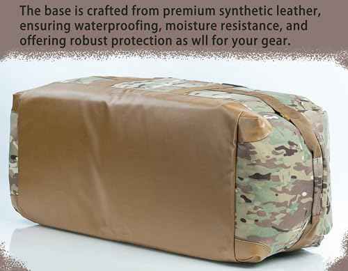 Large Military Duffle Bag Backpack Tactical Field Gear Equipment Duffel Bag Army Deployment Bag 85L