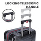 Traverse 25 Inch Medium Expandable Hardside Upright Suitcase with 360° Spinner Wheels