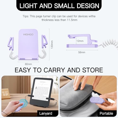 Remote Control Page Turner and Stand for Kindle Paperwhite Oasis eReaders