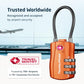 TSA Approved Luggage Locks (6 Count)