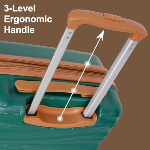Expandable 22x14x9 Airline Approved 21" Carry On Luggage Set (3 Count)