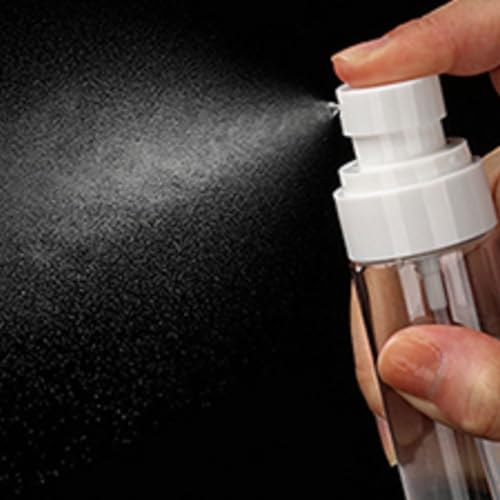 Travel Bottles for Toiletries 9PCS 3.4oz White Shampoo Bottles (9 Count)