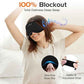 Bluetooth Sleep Mask with 2 Removable 3D Contoured Cup