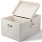 Storage Bins with Lids Fabric Closet Organizers Cubes Office Organization