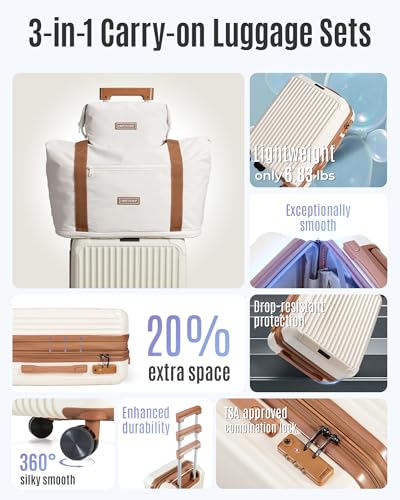 3 Piece Luggage Sets