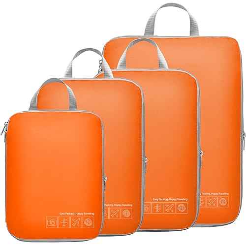 Compression Packing Cubes for Travel (4 Count)