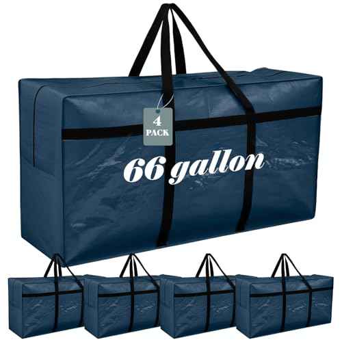 4 Pcs 66 Gallon Extra Large Moving Bags Heavy Duty Storage Bag (4 Count)