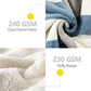 Sherpa Throw Blanket for Couch Sofa 50“*60”