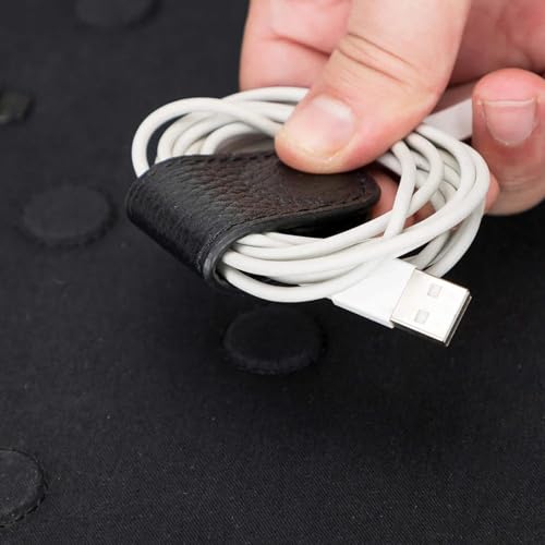 Medicine Handmade Leather Cable Organizer Bag