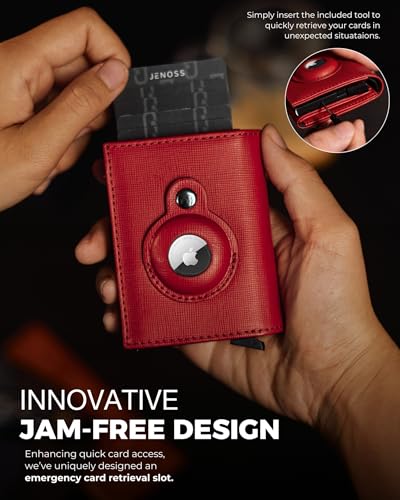 Jenoss Smart AirTag Wallet for Men & Women