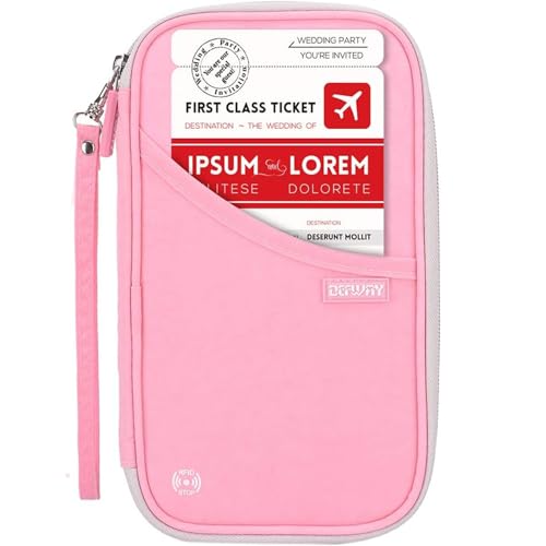 Passport Holder Travel Wallet (4 Count)