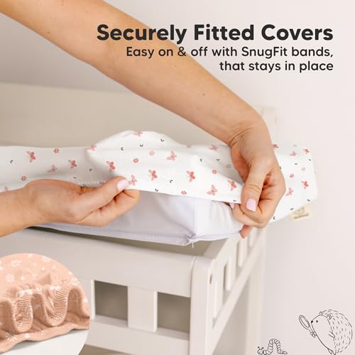 2 Pack Baby Changing Pad Cover for Girl (2 Count)