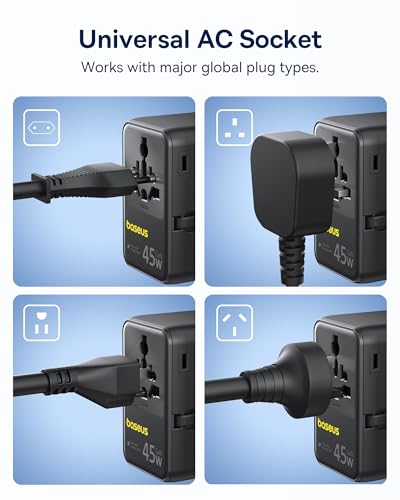45W European Travel Plug Adapter