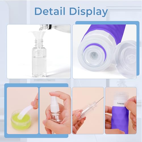 16pack Travel Bottles for Toiletries (16 Count)