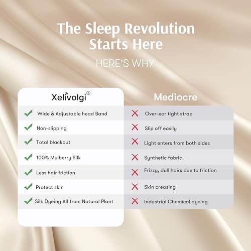 Silk Sleep Mask for Women and Men