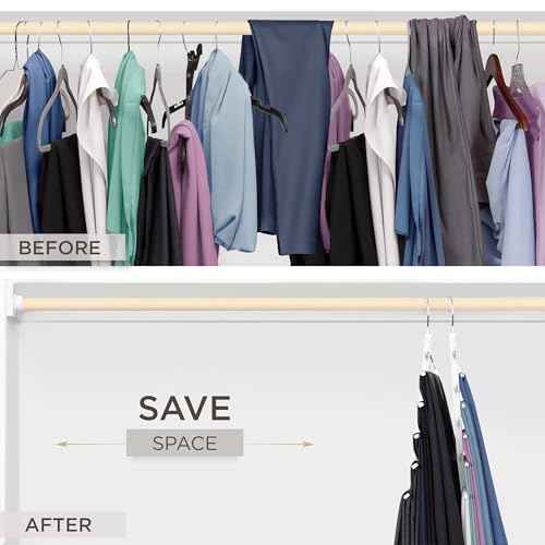 Pants Hangers Space Saving (4 Count)