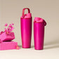 FreeSip Sway Insulated Stainless Steel Water Bottle with Two