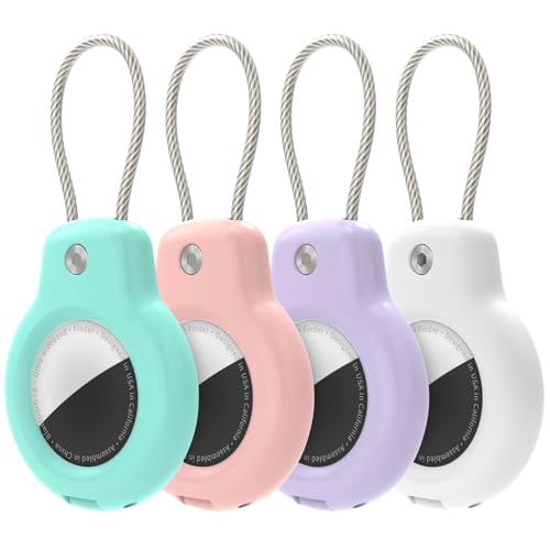for AirTag Holder Keychain (4 Count)