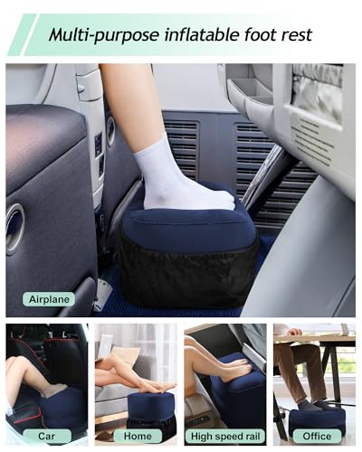 Inflatable Travel Foot Rest Pillow