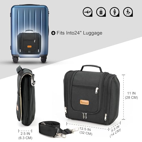 Hanging Travel Toiletry Bag for Women and Men