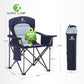 Oversized Fully Padded Camping Chairs with Lumbar Support