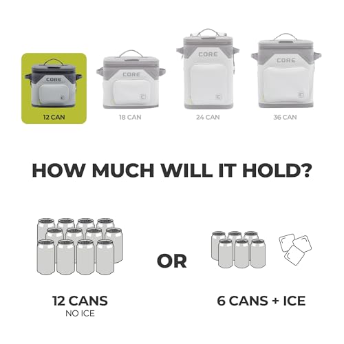 Magnetic Leak Proof 12 Can Soft Cooler with Waterproof Zipper