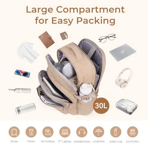 Quilted Backpack with RFID