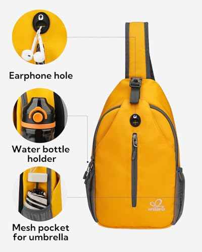 Crossbody Sling Backpack Sling Bag Travel Hiking Chest Bag Daypack