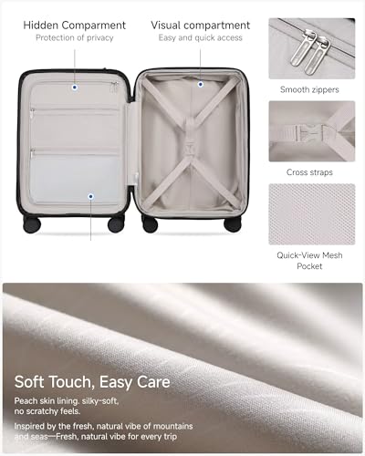 Carry On Front Pocket Expandable Suitcase