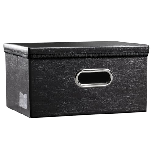 Collapsible Storage Box with Lid [1