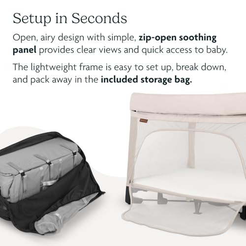 Remi 3-in-1 Portable Playard, Bassinet & Travel Crib - Charlie