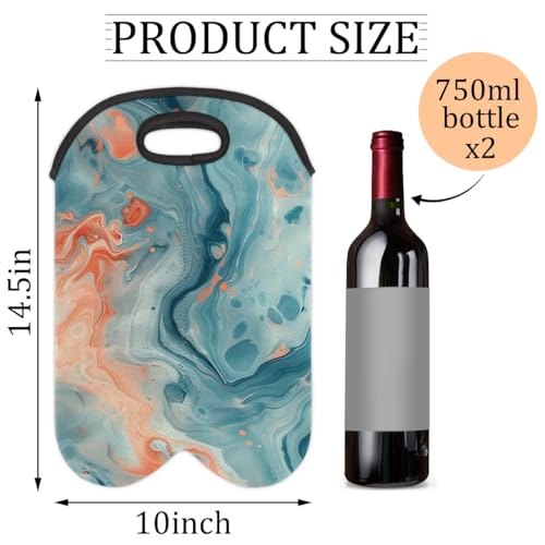 Wine Carrier Tote Personalized Bag for 2 Bottles