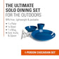 Cascadian 1 Person Table Set for Camping