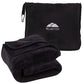 Premium Soft Long Travel Blanket Pillow Airplane Flight