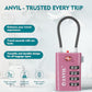 TSA Approved Luggage Locks with Search Alert Indicator (2 Count)