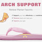 Flip Flops for Women Arch Support Summer Beach Sandals Pink Size 8