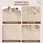 LFH Home Cotton Rich Canvas Extra Large Laundry Bag with Handle
