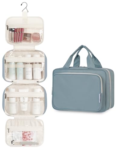 Hanging Toiletry Bag for Women Travel Makeup Bag Organizer Toiletries Bag for Travel Size Essentials Accessories Cosmetics