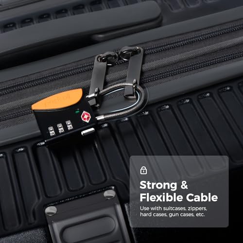 TSA Approved Travel Luggage Locks (4 Count)