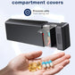 7 Days Pill Organizer with Aluminum Shell for One Week Capacity
