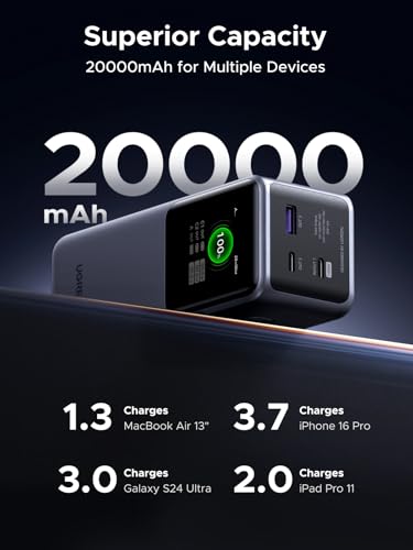 Nexode 20000mAh 130W Portable PD Power Bank for MacBook Pro 16