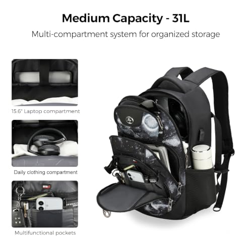 Laptop Backpack with USB Charging Port