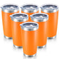 20 oz Tumblers Bulk Stainless Steel Tumbler with Lid (6 Count)